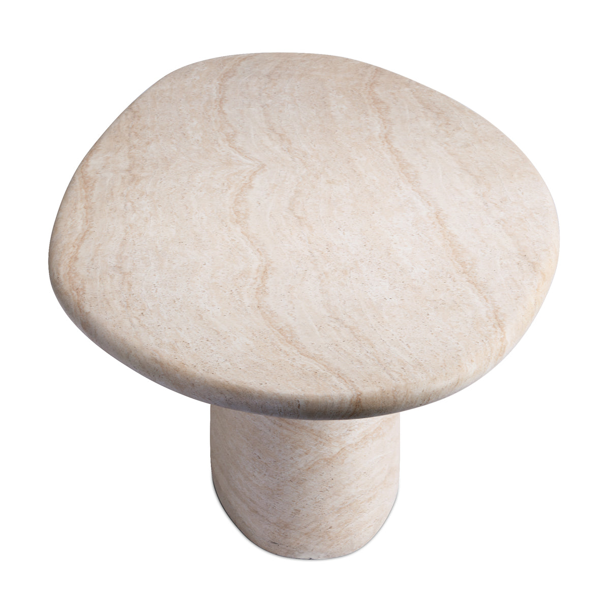 Table à manger Azzurra (finition travertin, 240 cm)