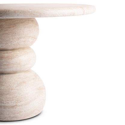 Table à manger Sorrento (120 cm, finition travertin)