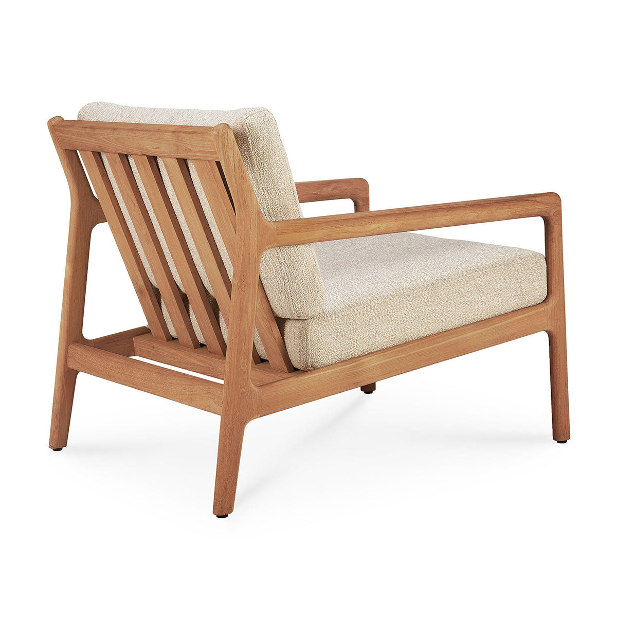 Chaise longue d'extérieur en tissu Jack (teck, naturel)