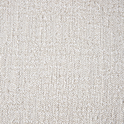 Repose-pieds d'extérieur en tissu Jack (noir teck, blanc cassé)