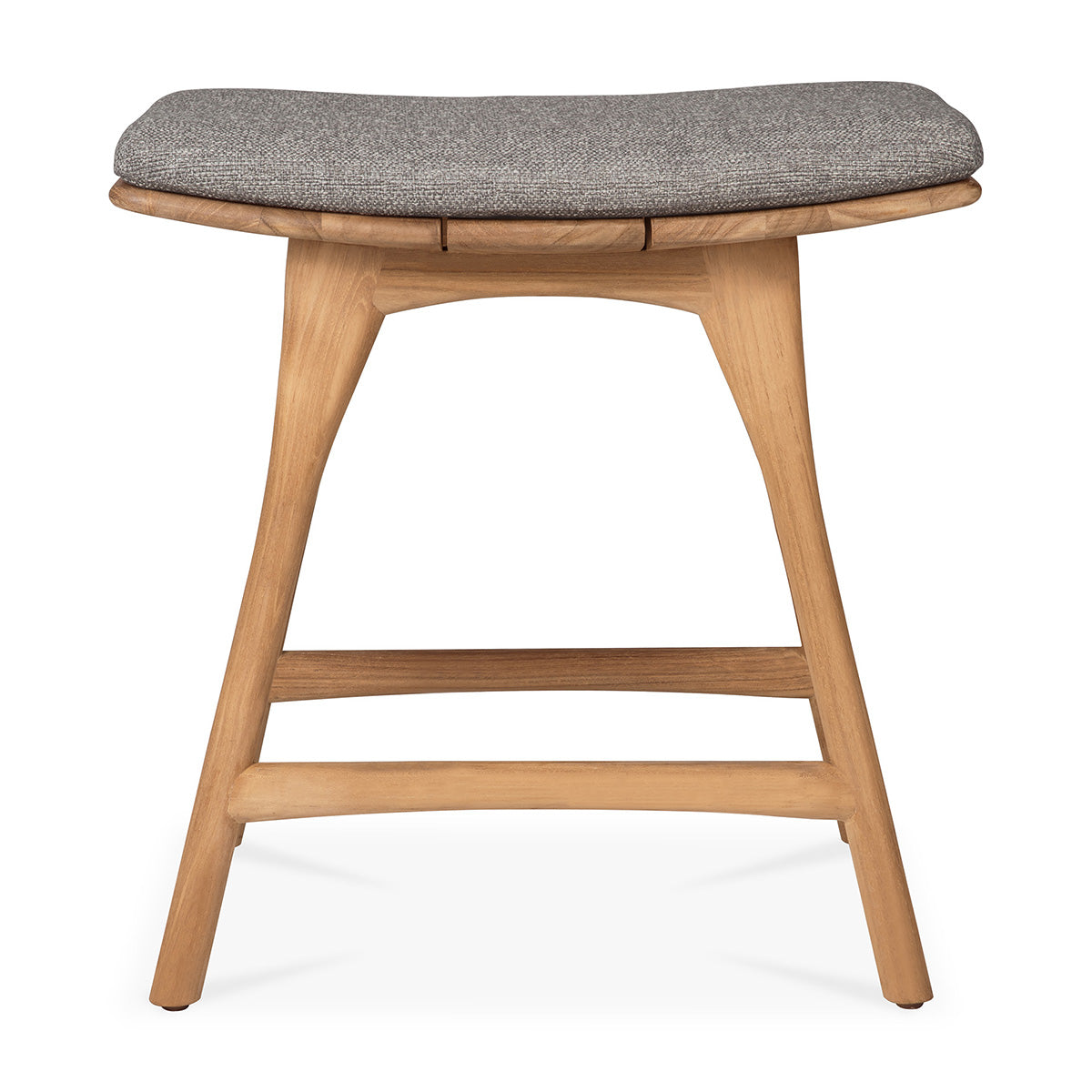 Tabouret de salle à manger d'extérieur en tissu Osso (moka)
