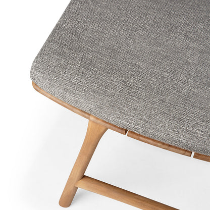 Tabouret de salle à manger d'extérieur en tissu Osso (moka)