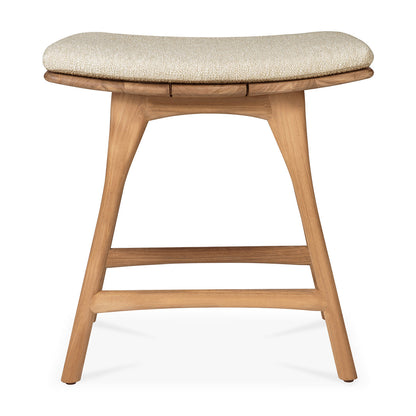 Tabouret de salle à manger d'extérieur en tissu Osso (naturel)