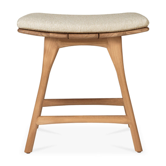 Tabouret de salle à manger d'extérieur en tissu Osso (naturel)