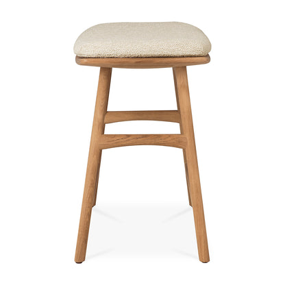 Tabouret de salle à manger d'extérieur en tissu Osso (naturel)