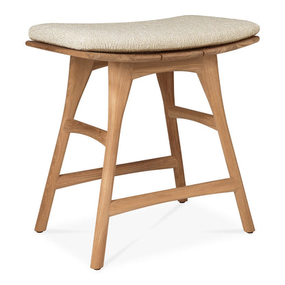 Tabouret de salle à manger d'extérieur en tissu Osso (naturel)