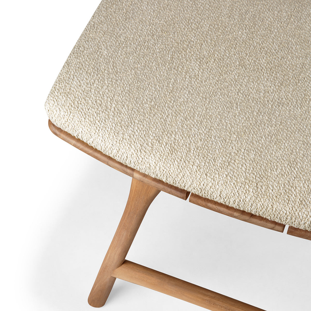 Tabouret de salle à manger d'extérieur en tissu Osso (naturel)