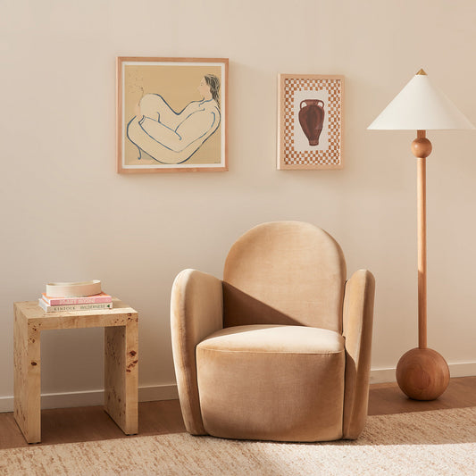 Table d'appoint Valentina Burlwood