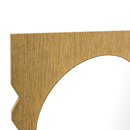 Miroir mural en chêne Azzurra