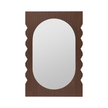 Miroir mural en noyer Azzurra