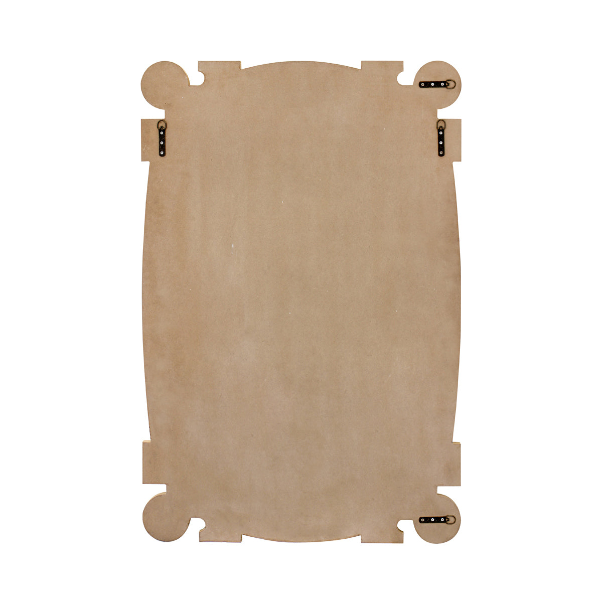 Miroir mural en chêne texturé Nikita