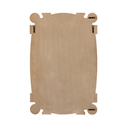 Miroir mural en chêne texturé Nikita