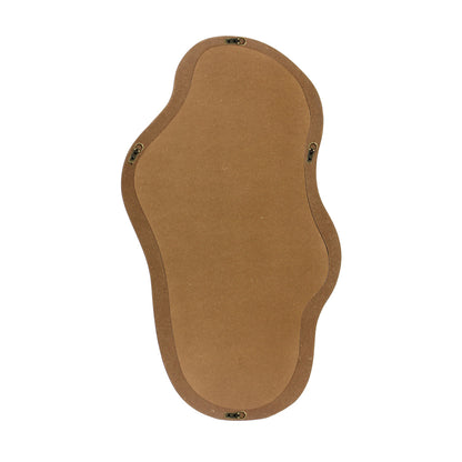 Miroir mural Sorrento en ronce de bois