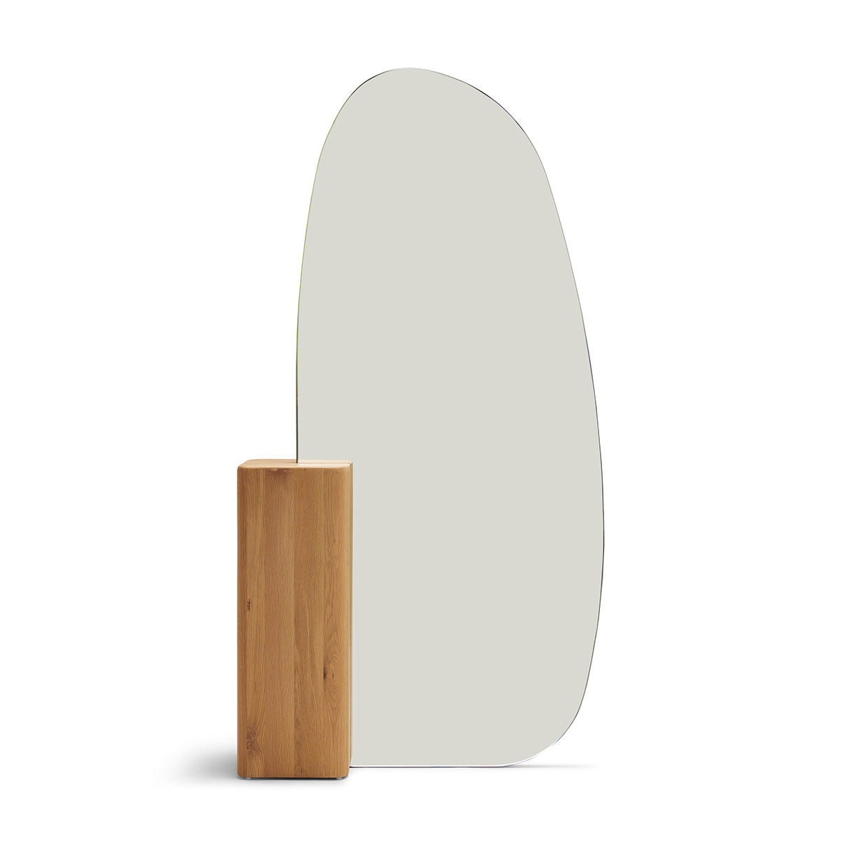 Miroir de sol en chêne