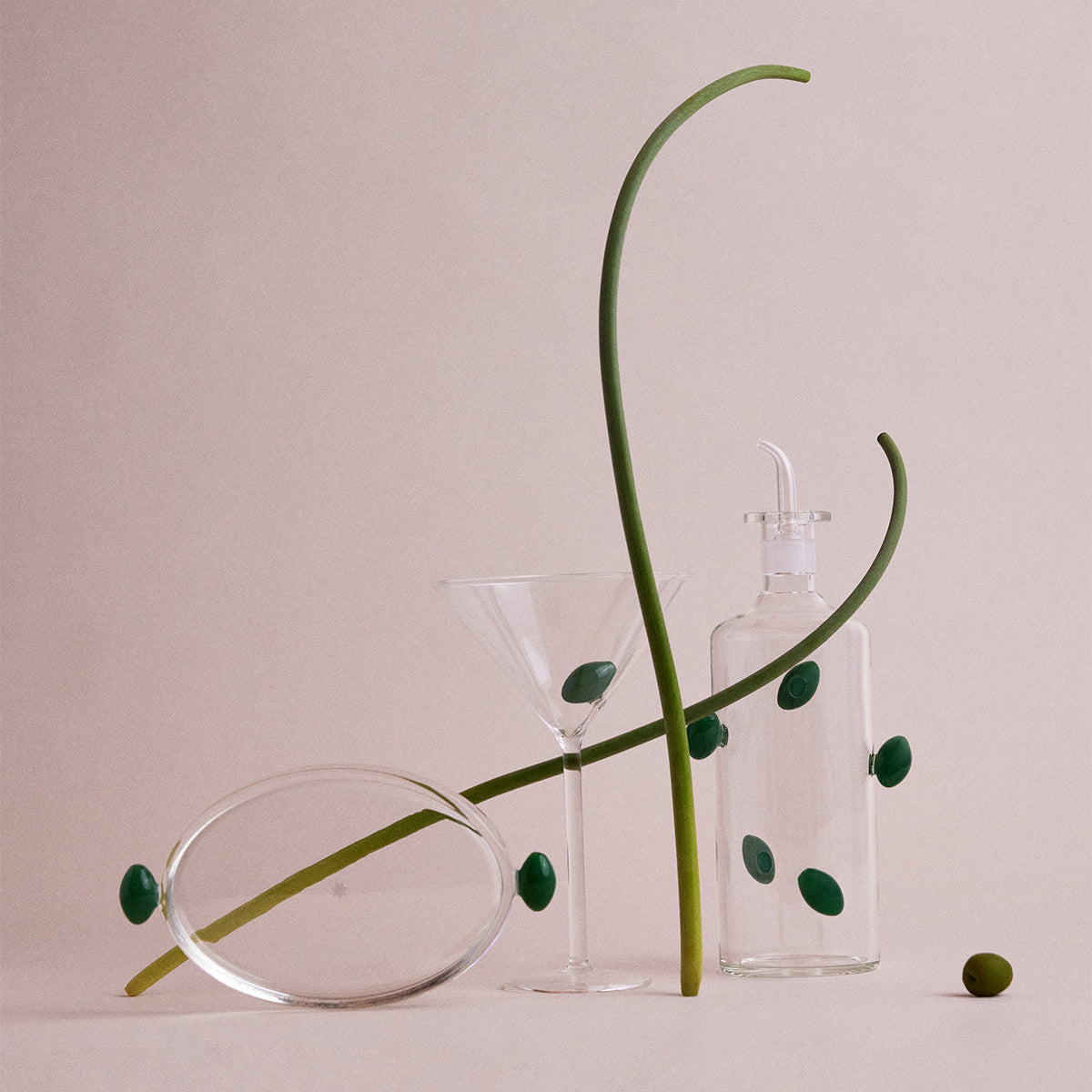 La bouteille Olive (Olive transparente/opaque)