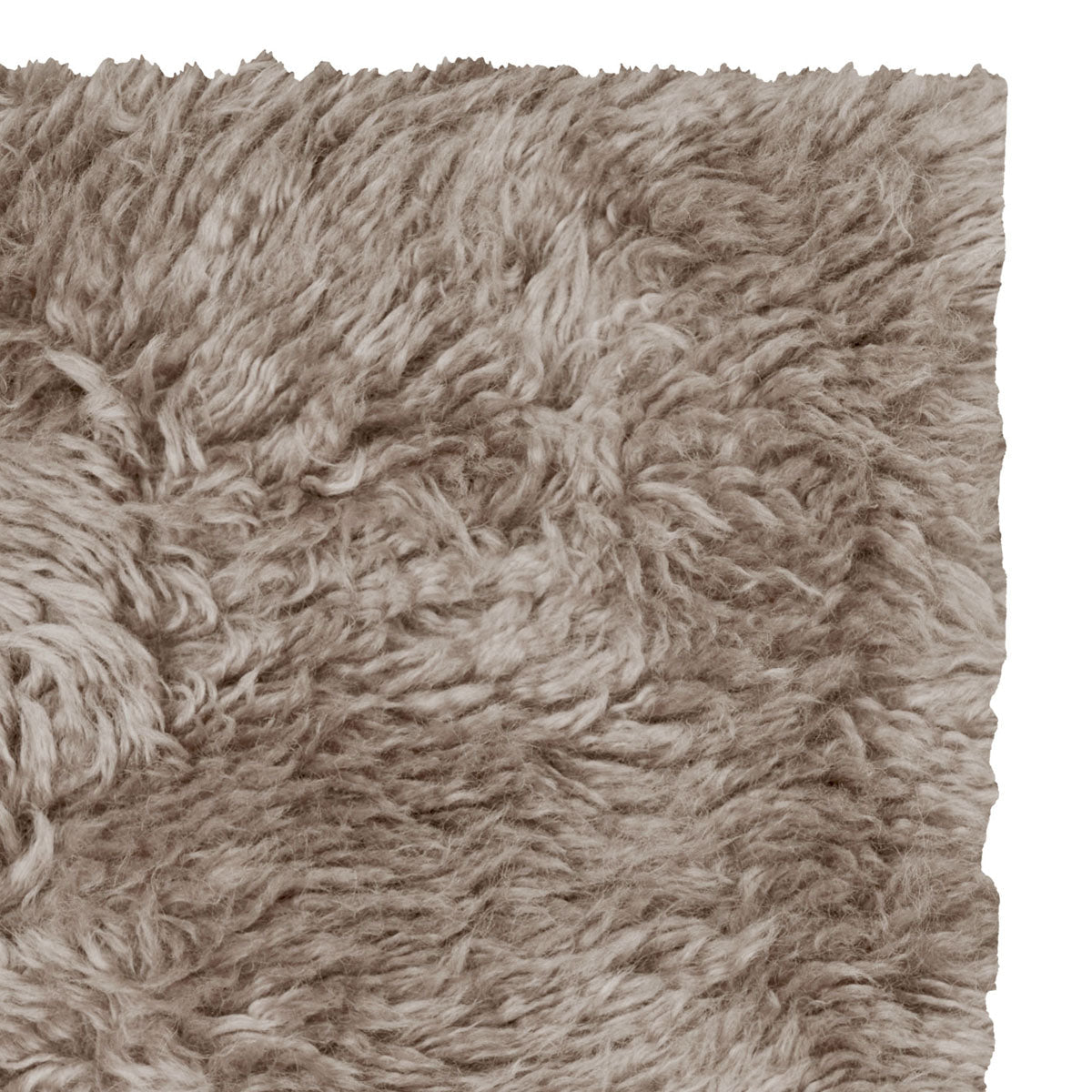 Tapis lavable en laine et peau de mouton Mackenzie