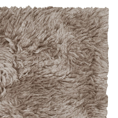 Tapis lavable en laine et peau de mouton Mackenzie