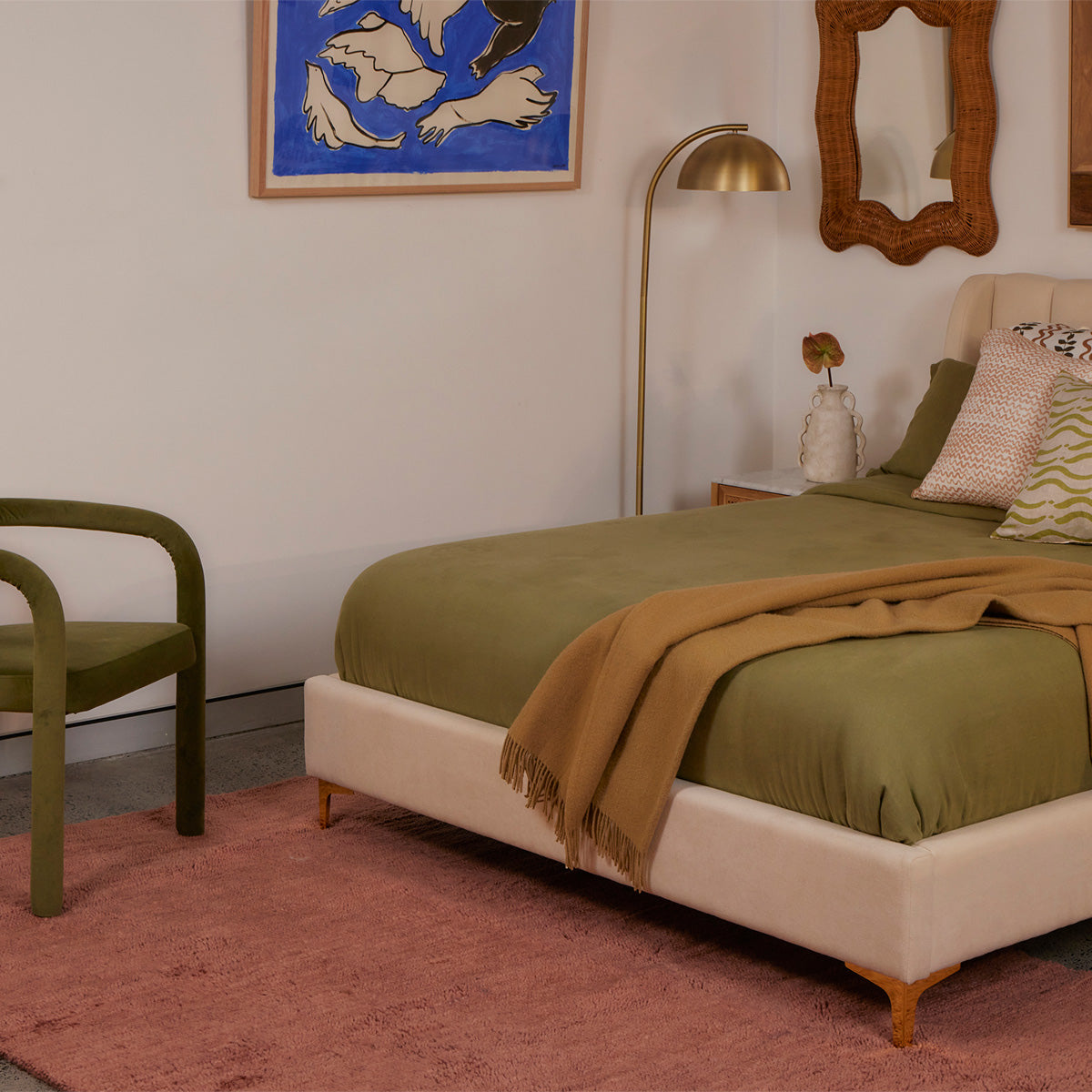 Tapis berbère lavable en laine Otago