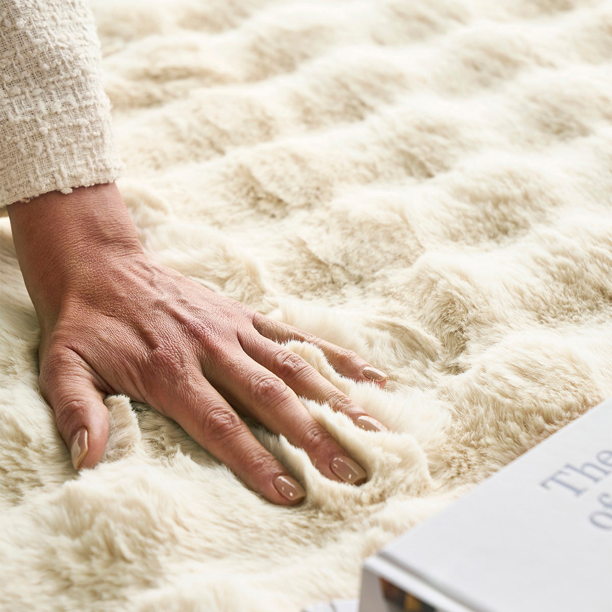 Tapis rond lavable à bulles