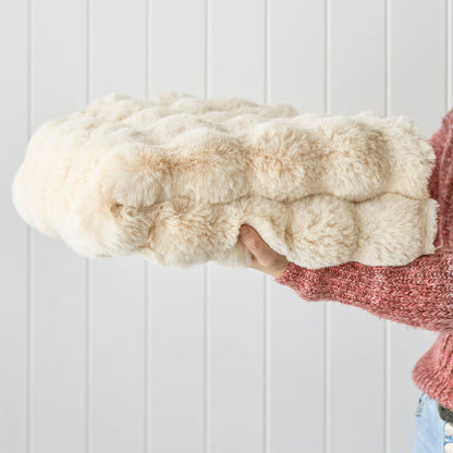 Tapis rond lavable à bulles