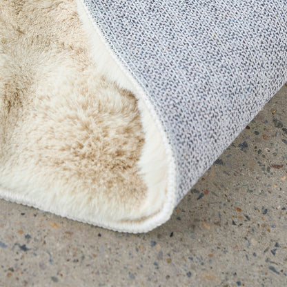 Tapis rond lavable à bulles