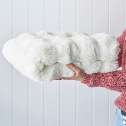 Tapis rond lavable à bulles