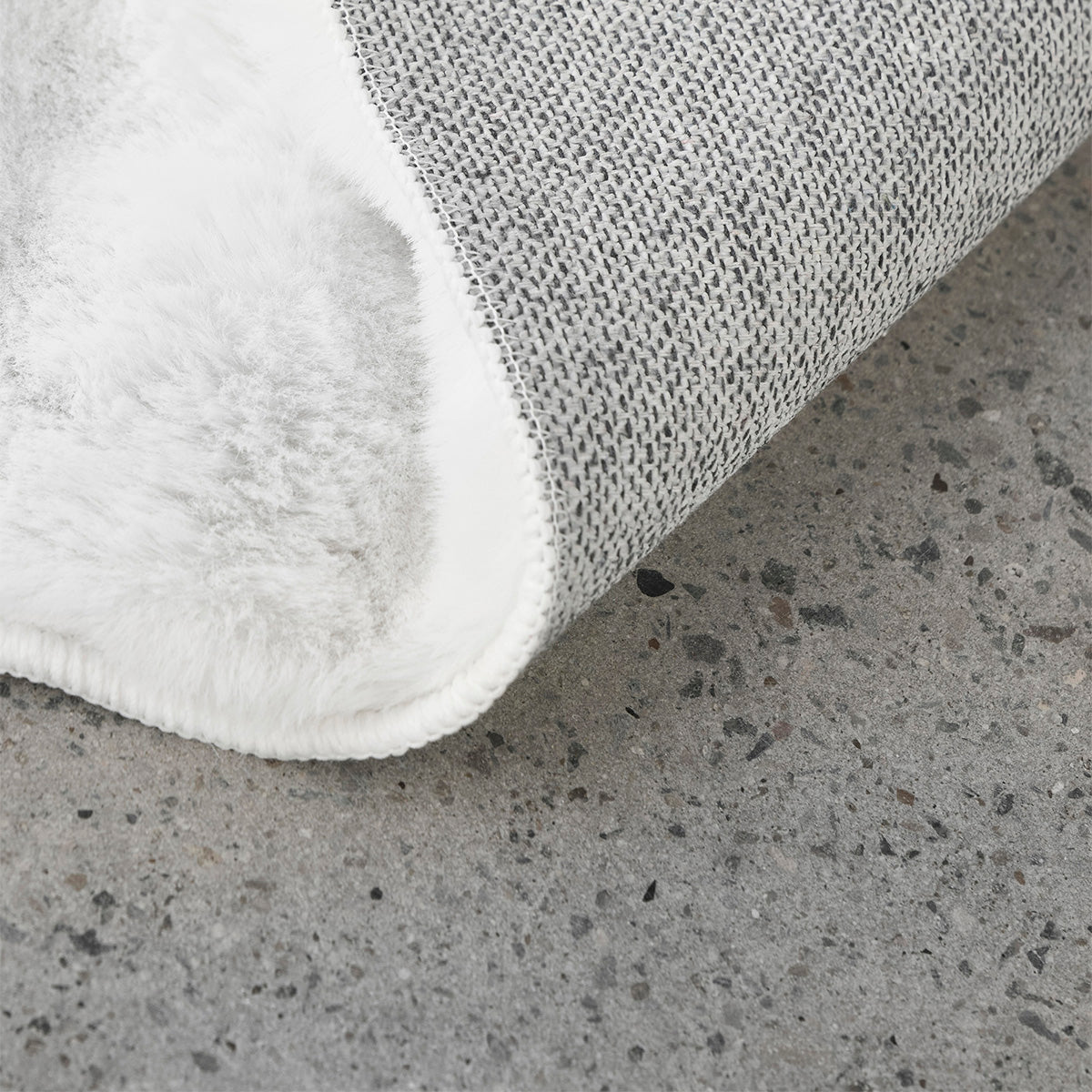 Tapis rond lavable à bulles