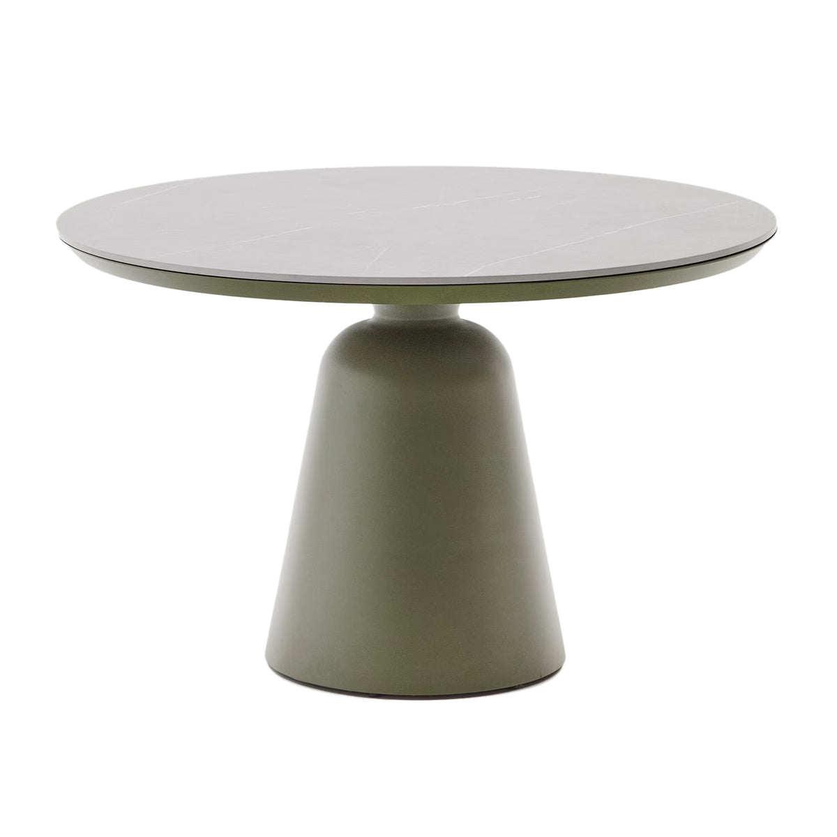 Table ronde Tudonis (verte, 120 cm)