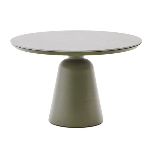 Table ronde Tudonis (verte, 120 cm)