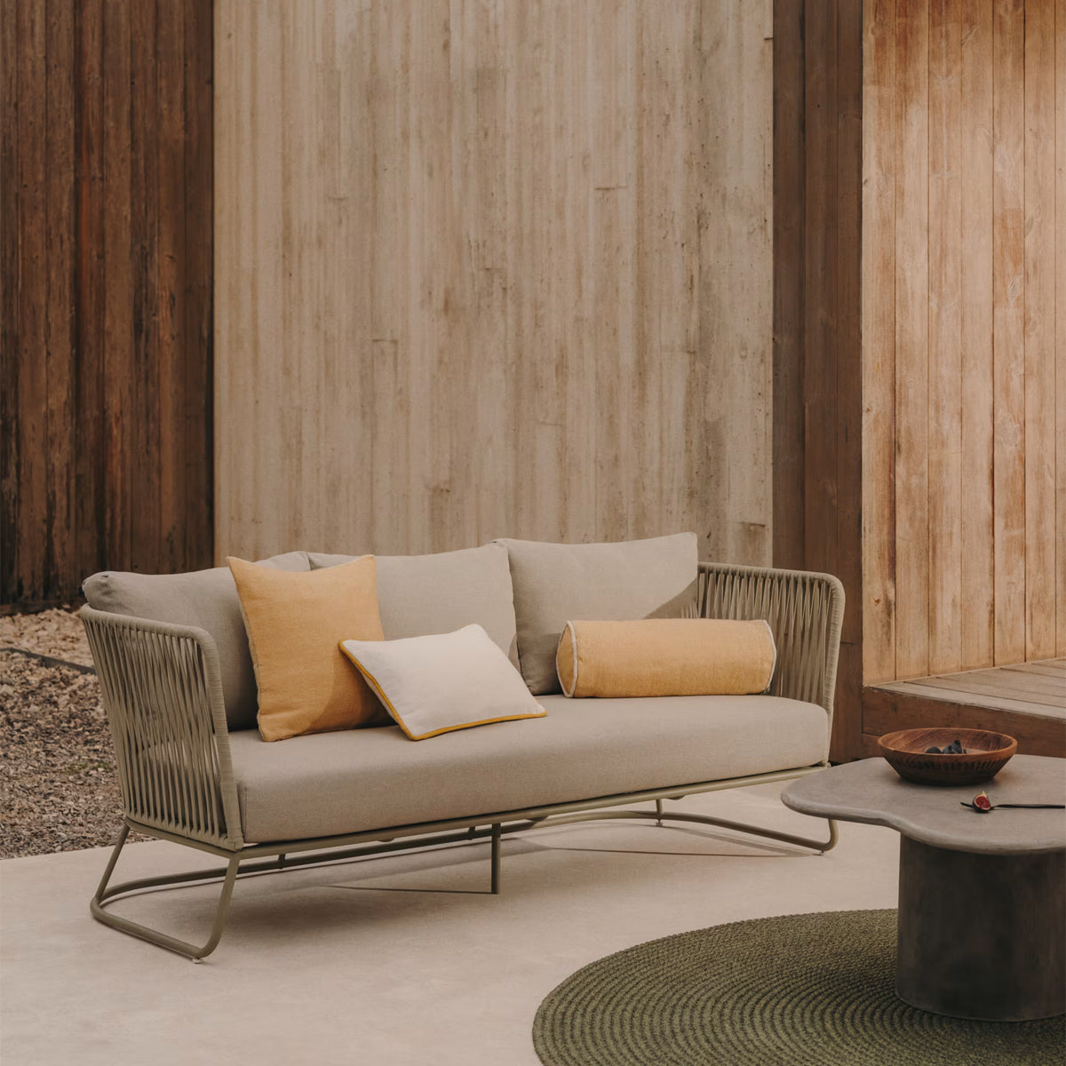 Canapé d'extérieur 3 places Saconca