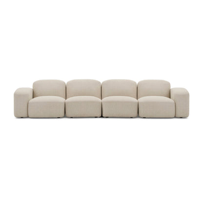 Canapé d'extérieur modulaire 4 places Muse (Collaroy statique)