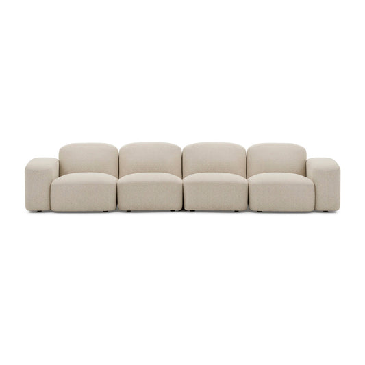 Canapé d'extérieur modulaire 4 places Muse (Collaroy statique)