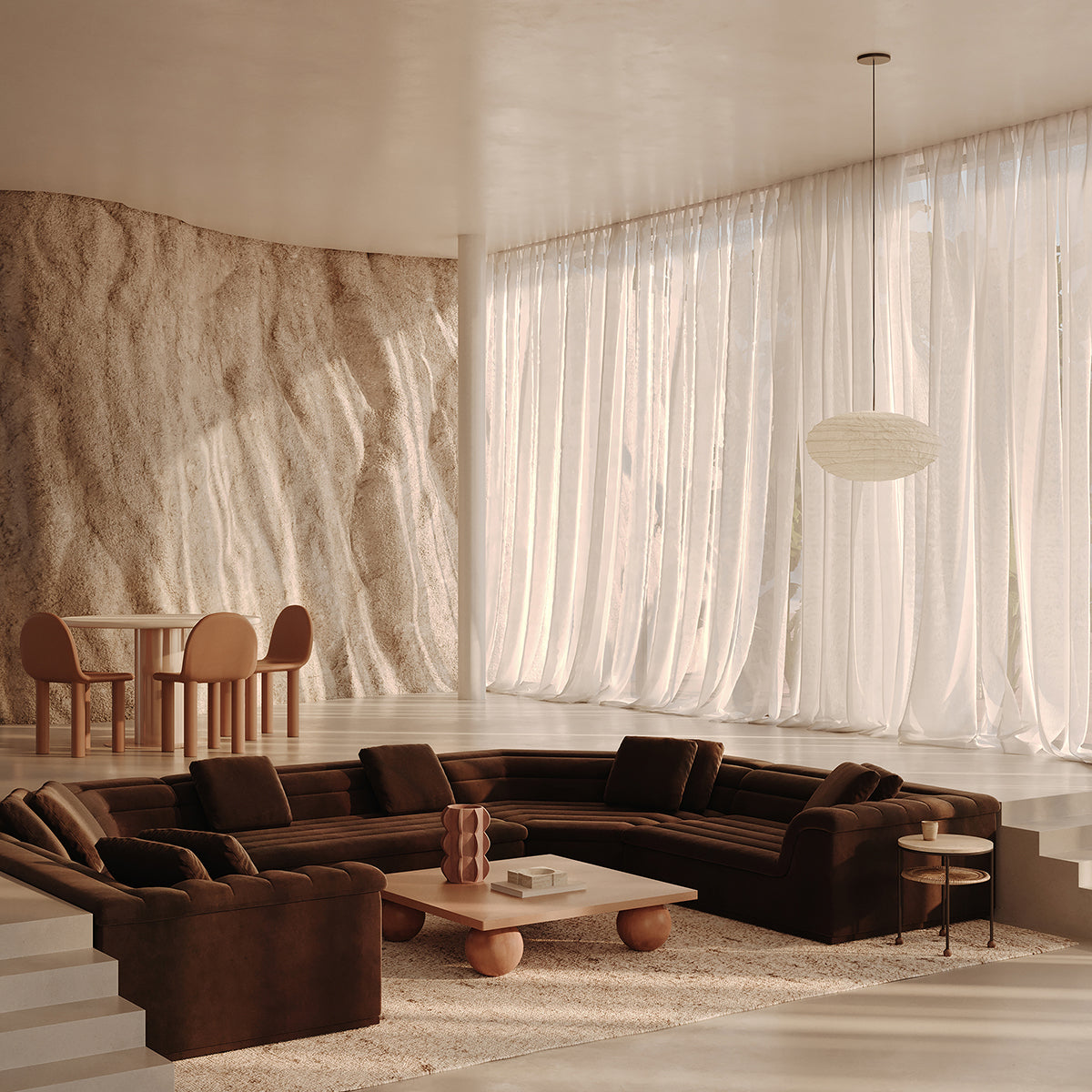 Canapé modulaire en U Float