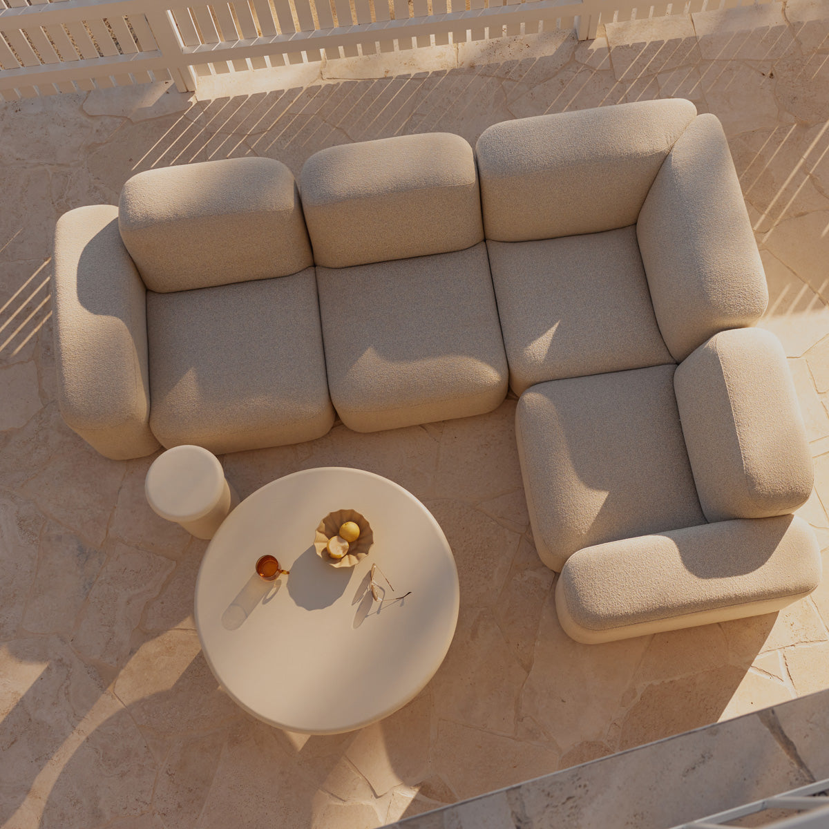 Canapé d'extérieur modulaire Muse 4 pièces (Collaroy Static)