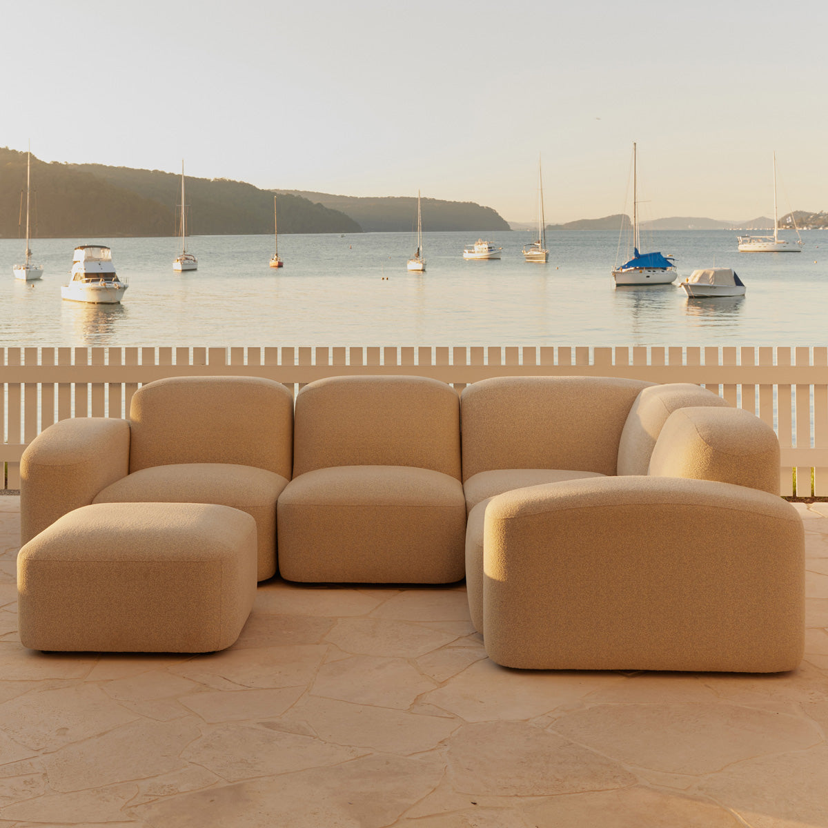 Canapé d'extérieur modulaire Muse 4 pièces (Collaroy Static)