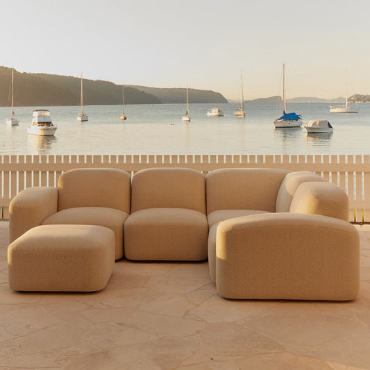 Canapé d'extérieur modulaire Muse 4 pièces (Collaroy Static)