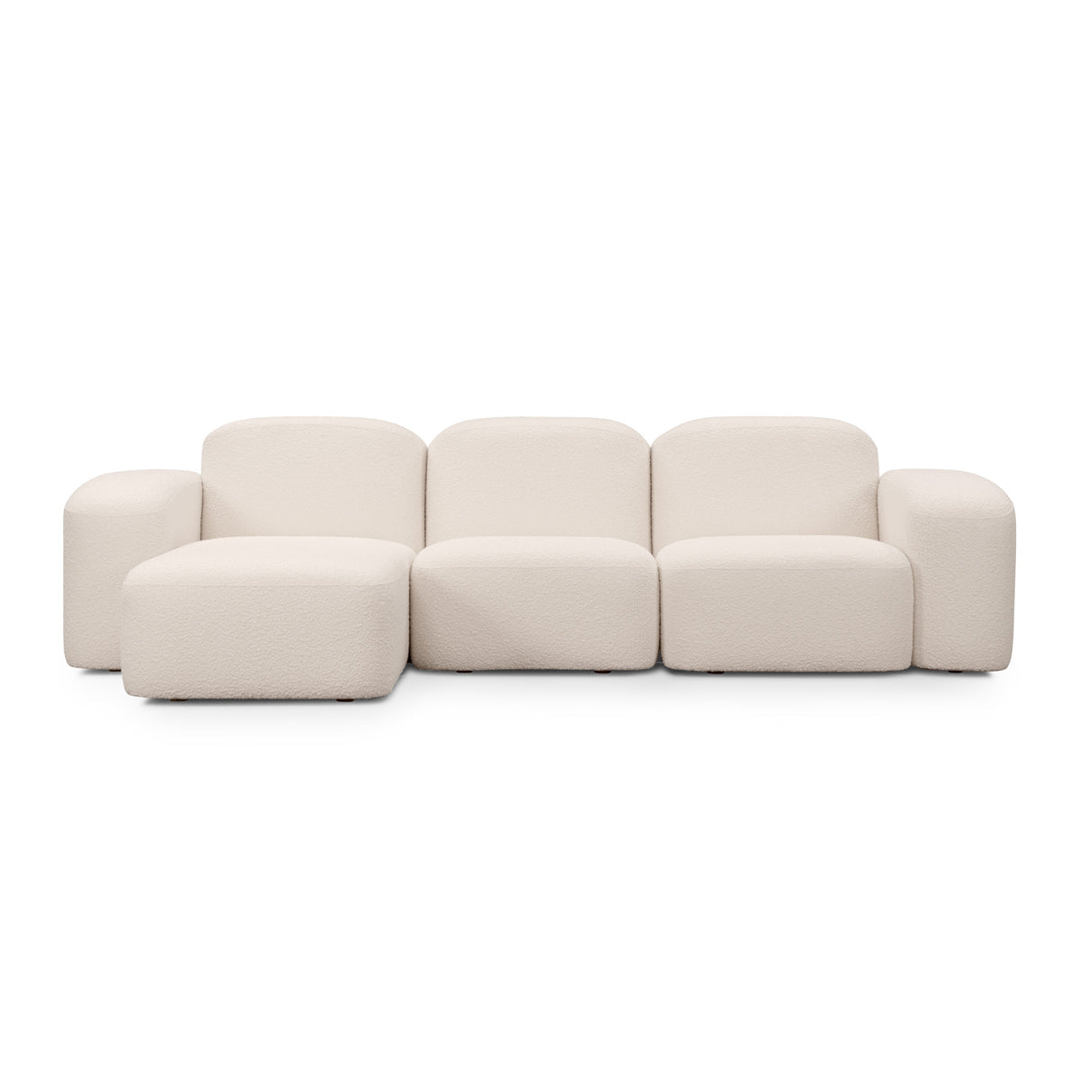 Canapé méridienne modulaire 3 places Muse LAF