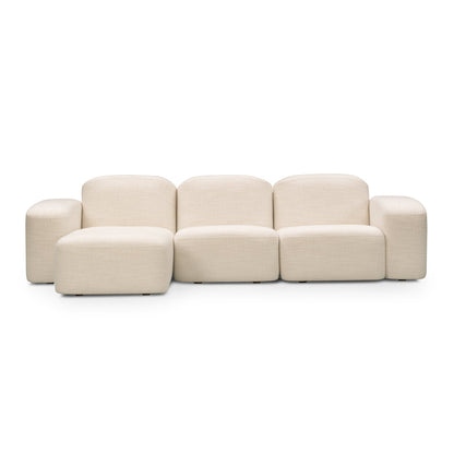 Canapé méridienne modulaire 3 places Muse LAF