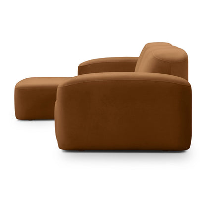 Canapé méridienne modulaire 3 places Muse LAF