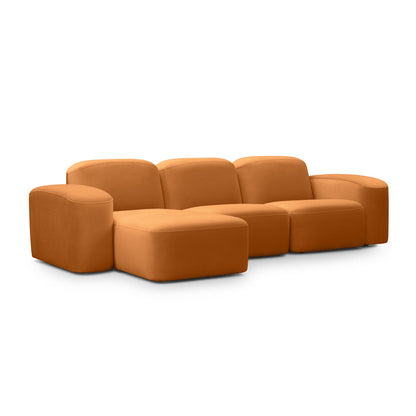 Canapé méridienne modulaire 3 places Muse LAF