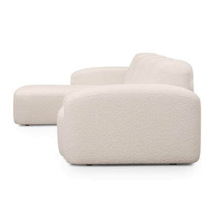 Canapé méridienne modulaire 4 places Muse LAF