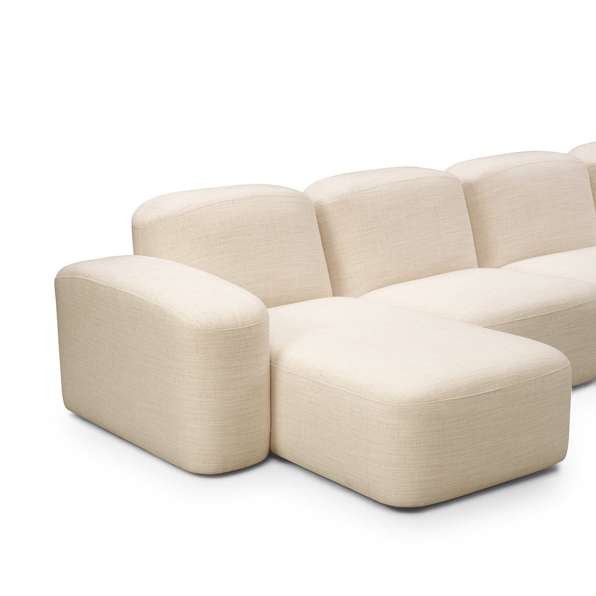 Canapé méridienne modulaire 4 places Muse LAF