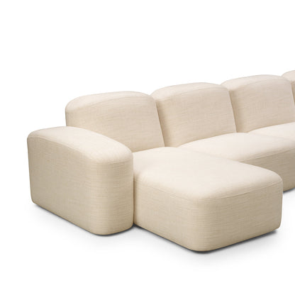 Canapé méridienne modulaire 4 places Muse LAF