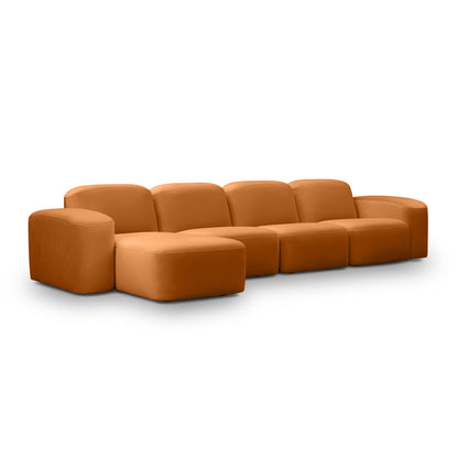 Canapé méridienne modulaire 4 places Muse LAF
