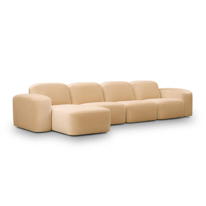 Canapé méridienne modulaire 4 places Muse LAF