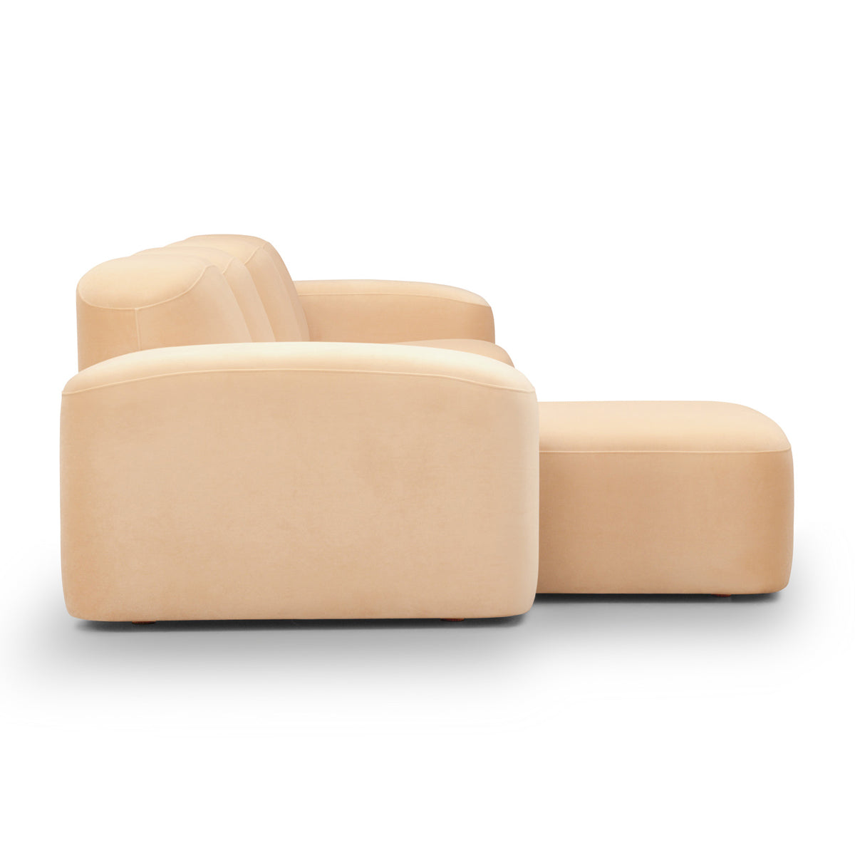 Canapé méridienne modulaire 4 places Muse LAF