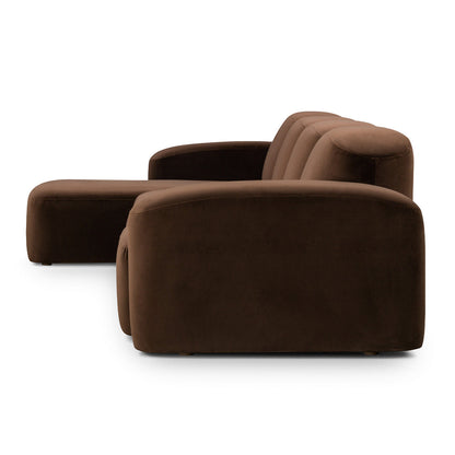 Canapé méridienne modulaire 4 places Muse LAF