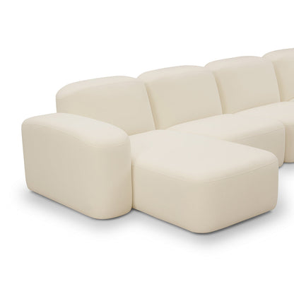 Canapé méridienne modulaire LAF 5 pièces Muse