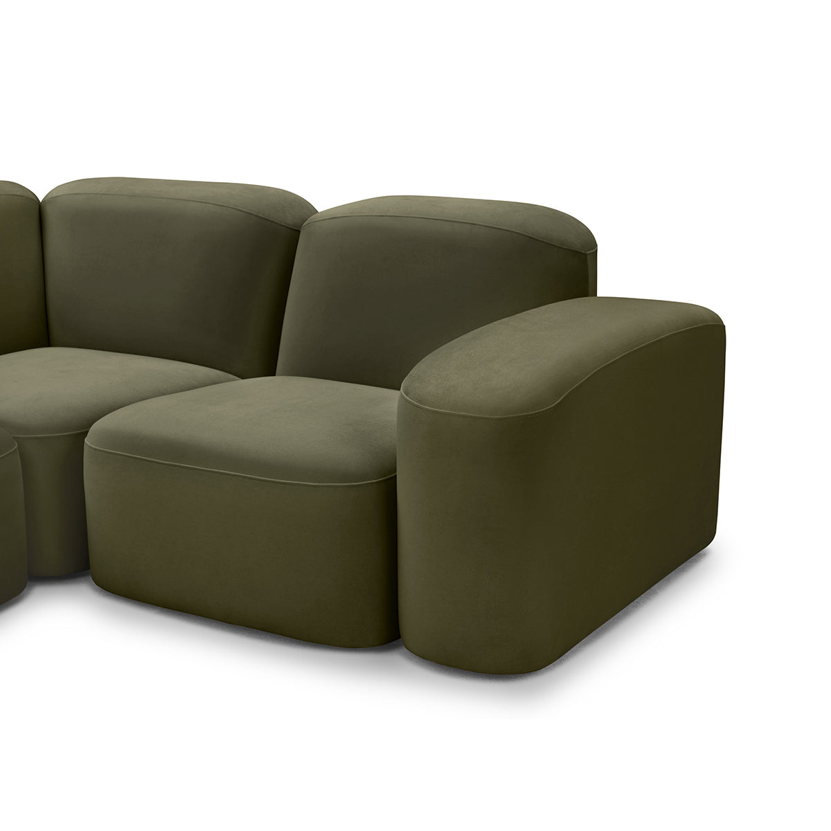 Canapé méridienne modulaire LAF 5 pièces Muse