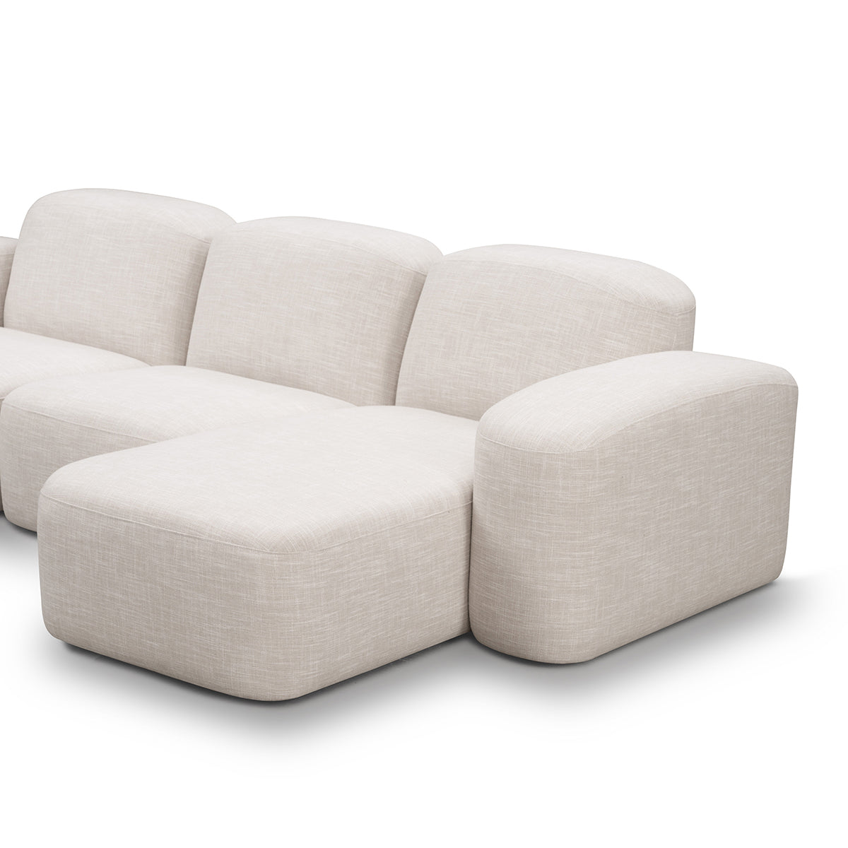 Canapé méridienne modulaire 3 places RAF Muse